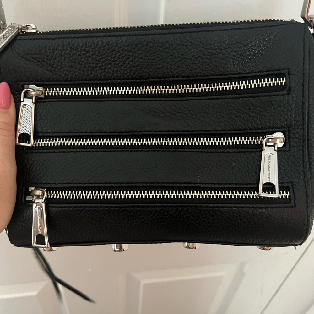 Rebecca minkoff crossbody bag with zippers